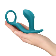 Анальна пробка з ерекційним кільцем Fun Factory BOOTIE RING Bottle Green