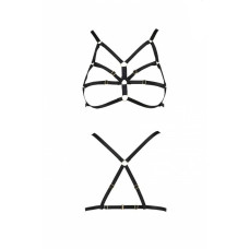 Бюстгальтер-стрепи Passion Exclusive ARMANDA BRA S/M, black