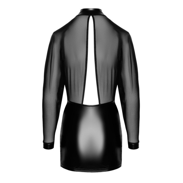 Платье Noir Handmade F348 Powerwetlook and tulle dress - 3XL