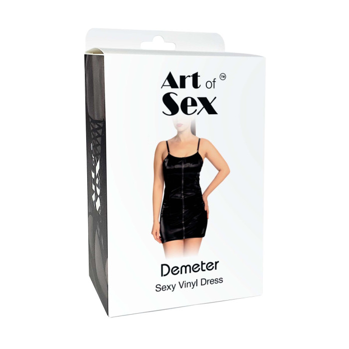 Лакована сукня Art of Sex - Demeter, колір червоний, розмір L