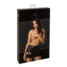 Спідниця Noir Handmade F345 Powerwetlook skirt with garter - S