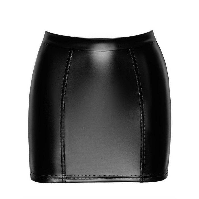 Юбка Noir Handmade F341 Powerwetlook and lace skirt - M