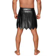 Чоловіча спідниця гладіатора Noir Handmade H053 Eco leather men's gladiator skirt - M