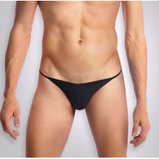 Чоловічі трусики XS-2XL з силіконовою анальною пробкою Art Sex - Sexy Panties plug size L Black