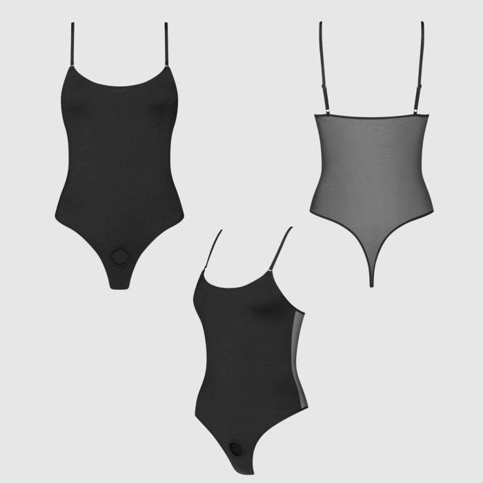Боді з фіксацією ділдо Strap-On-Me Harness Body Signature - XS - Black