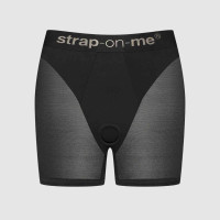 Шорти з фіксацією ділдо Strap-On-Me Harness Lingerie Halo - L - Black