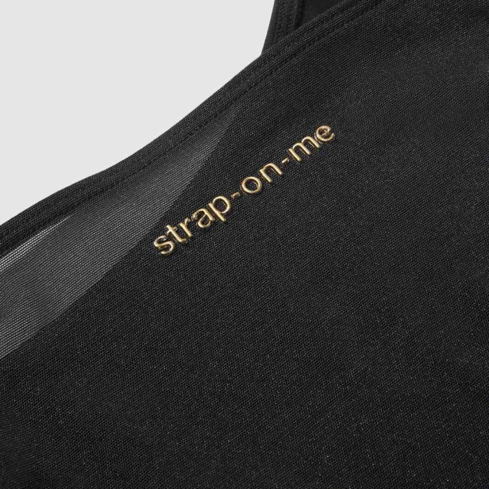 Боди с фиксацией дилдо Strap-On-Me Harness Body Signature - XL - Black