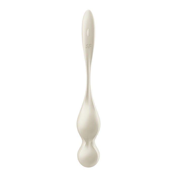 Вагинальные смарт-шарики с вибрацией Satisfyer Love Birds 1 Connect App White, 78 г