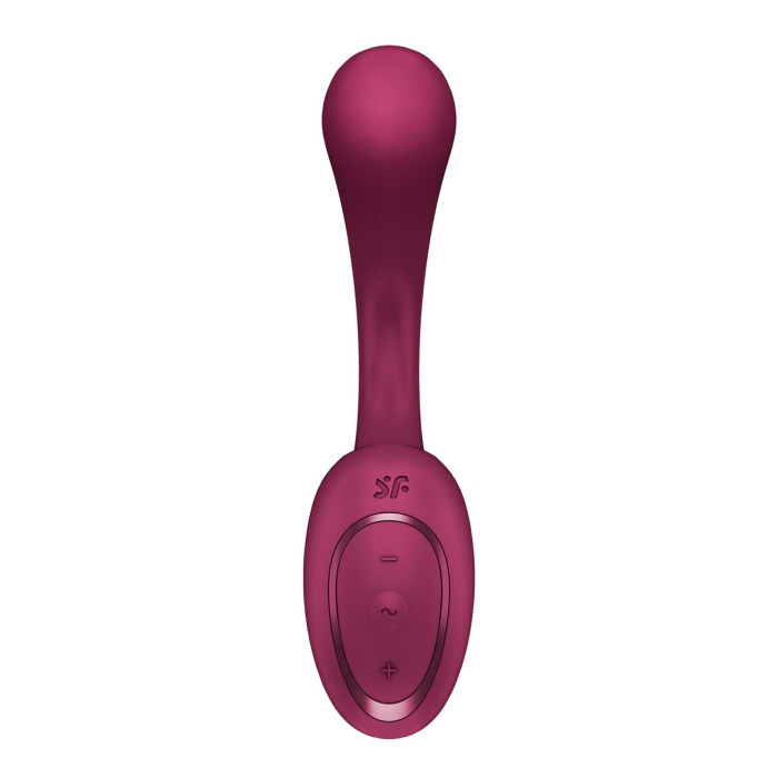 Вагинально-клиторальный вибратор Satisfyer G for Goddess 2 Wine Red, 2 мотора