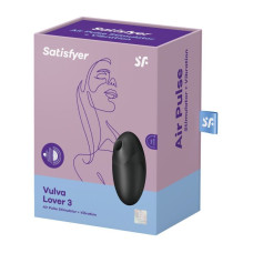 Вакуумный стимулятор с вибрацией Satisfyer Vulva Lover 3 Black