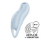 Вакуумний кліторальний стимулятор із вібрацією Satisfyer Pocket Pro 1 Blue
