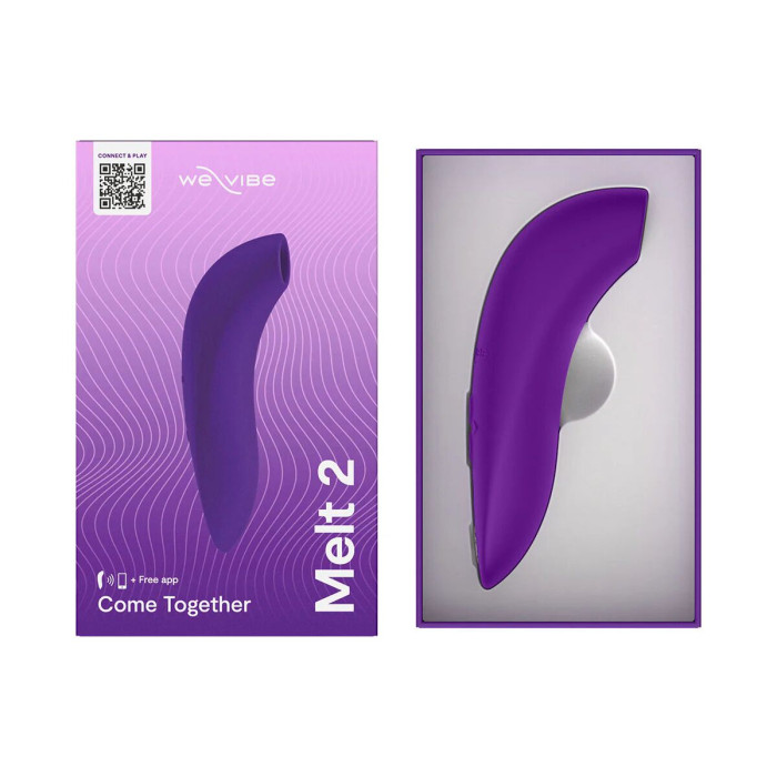 Вакуумний смарт-стимулятор для пар We-Vibe Melt 2 Purple