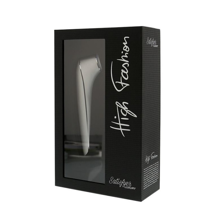 Люксовый вакуумный стимулятор Satisfyer Luxury High Fashion (вручную полированный алюминий)