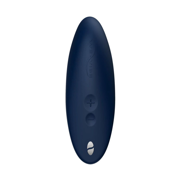 Вакуумный смарт-стимулятор для пар We-Vibe Melt Midnight Blue, удобно совмещать с проникающим сексом