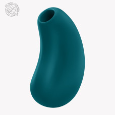 Вакуумный стимулятор с вибрацией Fun Factory Cherie Bottle Green, 11 + 12 режимов работы, перезаряжаемый