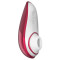 Вакуумний кліторальний стимулятор Womanizer Liberty Red, магнітна кришка, 2 насадки