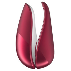 Вакуумний кліторальний стимулятор Womanizer Liberty Red, магнітна кришка, 2 насадки