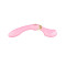 Вибромассажер Shunga Zoa Light Pink, двусторонний