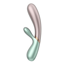 Смарт вібратор-кролик із підігрівом Satisfyer Hot Lover Green