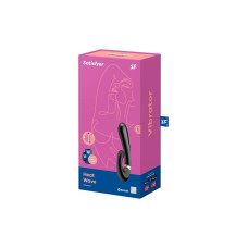 Смарт вібратор-кролик із підігрівом Satisfyer Heat Wave Black