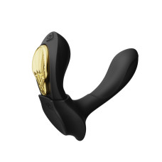 Смарт-вібратор у трусики Zalo - AYA Obsidian Black, насадка та пульт ДК