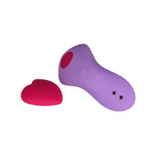 Вібратор у трусики FairyGasm HeartGem violet з пультом дистанційного керування.