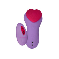 Вібратор у трусики FairyGasm HeartGem violet з пультом дистанційного керування.