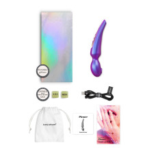 Стимулятор для клитора Love To Love Pleaser Iridescent Night, эффект постукивания, 5 режимов