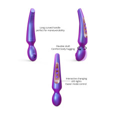 Стимулятор для клитора Love To Love Pleaser Iridescent Night, эффект постукивания, 5 режимов