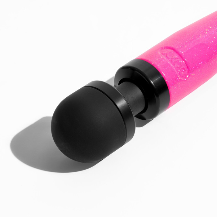 Вібромасажер DOXY Die Cast 3 Hot Pink, дуже потужний, живлення 220В, металевий корпус