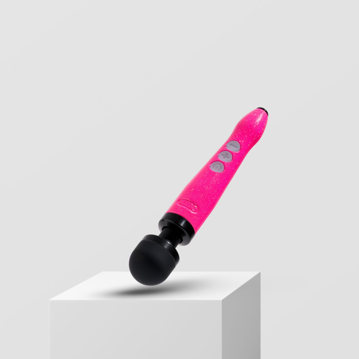 Вібромасажер DOXY Die Cast 3R Hot Pink, дуже потужний, перезаряджуваний, металевий корпус