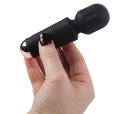 Вібромасажер Rocks Off Mini Wand Black Tulip, 16 режимів