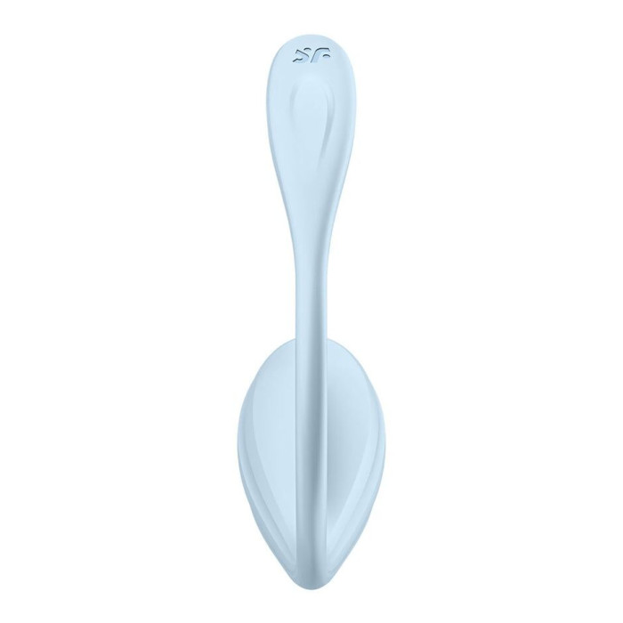Віброяйце Satisfyer Smooth Petal Connect App Light Blue