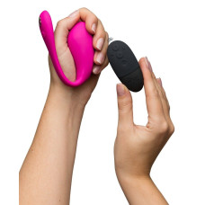 Смарт-виброяйцо We-Vibe Jive 2 Electric Pink, пульт ДУ, до 4 часов работы