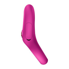 Ерекційне віброкільце з подвійною стимуляцією клітора Fun Factory NŌS CLASSIC Magenta, 2 мотори