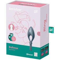 Ерекційне смарт віброкільце ласо з регулюванням розміру Satisfyer Bullseye Dark Blue