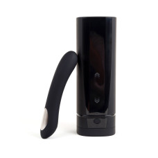 Інтерактивний набір: мастурбатор + стимулятор точки G Kiiroo Onyx + and Pearl 2 Couple Set Black