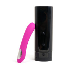 Інтерактивний набір мастурбатор + стимулятор точки G Kiiroo Onyx + and Pearl 2 Couple Set Purple
