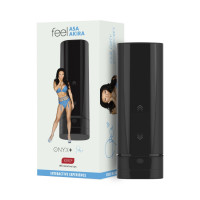 Мастурбатор Kiiroo Onyx + Asa Akira, 10 стискальних кілець, не треба рухати, теледильдоніка