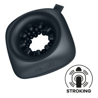 Мастурбатор Satisfyer Ring Stroker, 12 режимов вибрации, универсальный, компактный