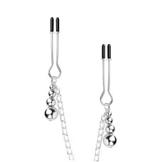 Затискачі для сосків та клітора Bedroom Fantasies: Nipple and Clitoris Clamps - Silver